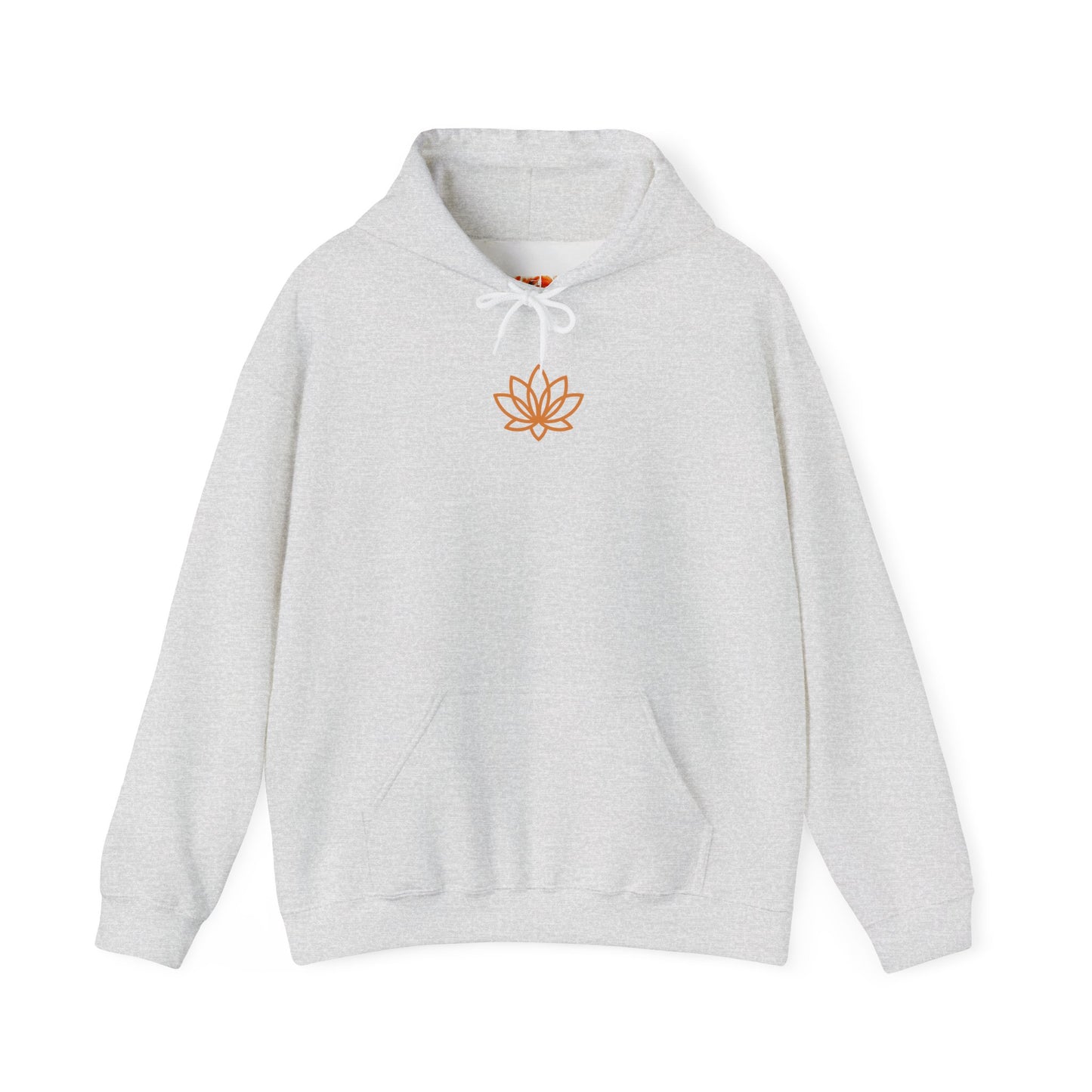 Serene Adventure Hoodie with Lotus Design, Eco-Friendly Sweatshirt for Outdoors, Yoga, Surfing, Beach Days, Mindfulness, Gift for Her, Gift for Him, Kayak Sweatshirt, Outdoor Designs