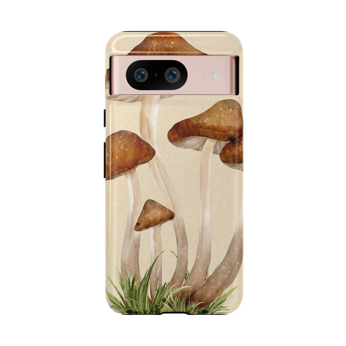 Mushroom Phone Case - Nature Lover, Eco-Friendly Gift, Cute Cell Phone Cover, Aesthetic Tech Accessory, Unique Fall Decor, Artsy Phone Cases, Cute, Gift for Her, Nature-inspired Designs, Durable Cases
