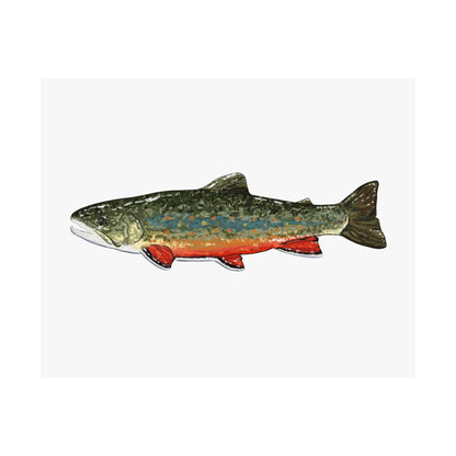 Nature-Inspired Matte Horizontal Posters, Wildlife Art, Trout Decor, Fishing Gifts, Home Wall Art, Eco-Friendly Decor