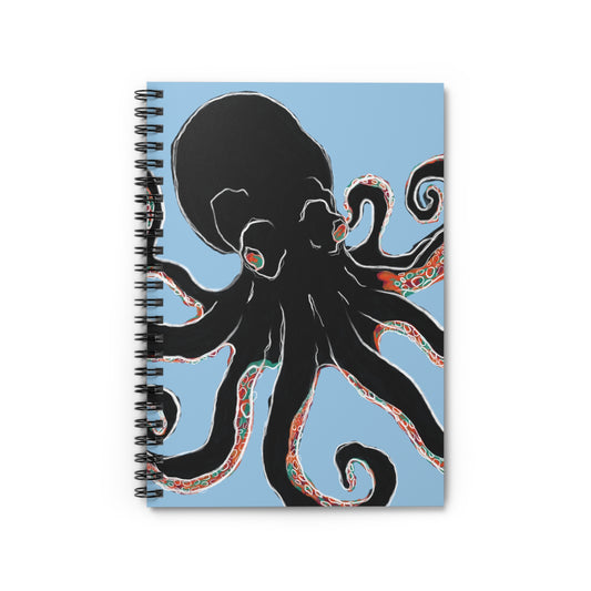 Colorful Octopus Spiral Notebook - Perfect Journal for Ocean Lovers, Stationery Gift, School, Writing, Art, Note-taking