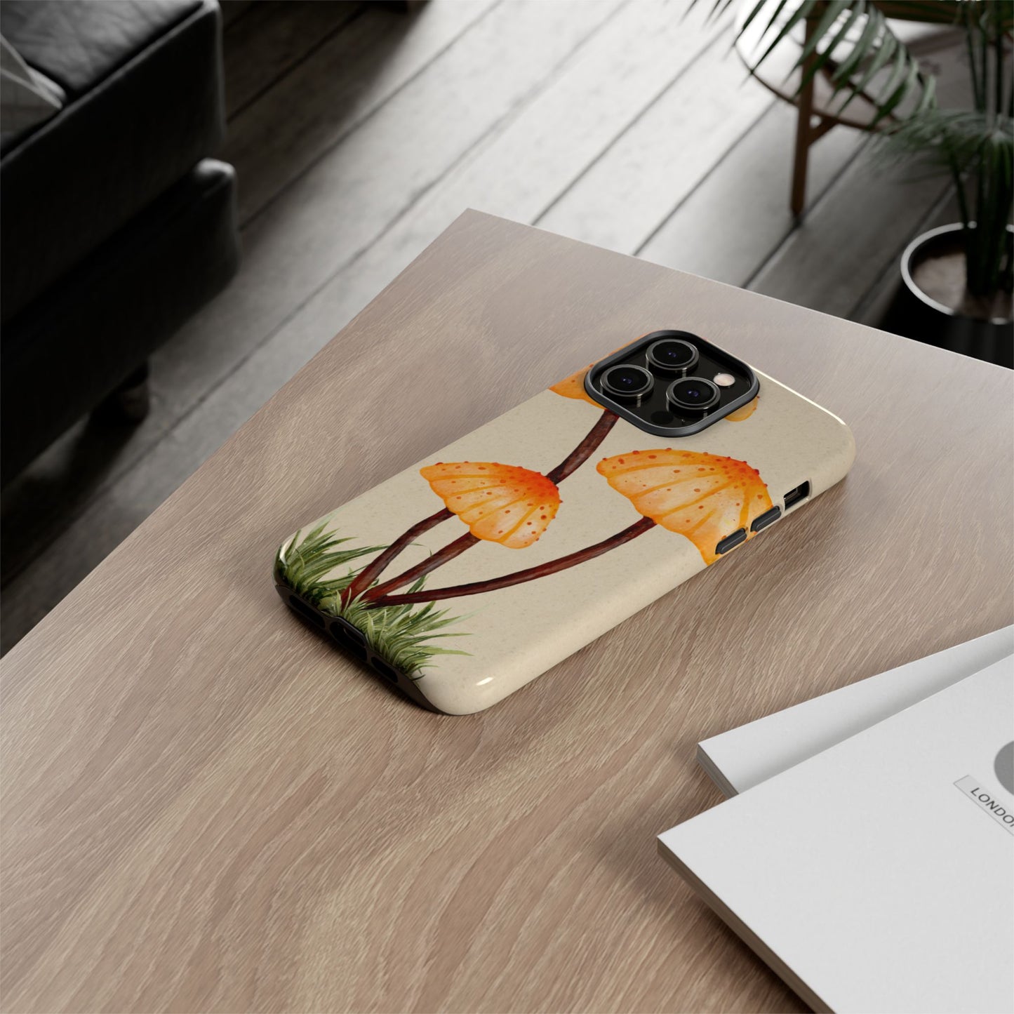 Mushroom Phone Case, Tough Cases for Nature Lovers, Unique Phone Covers, Gifts for Eco Enthusiasts, Fun Protective Cases