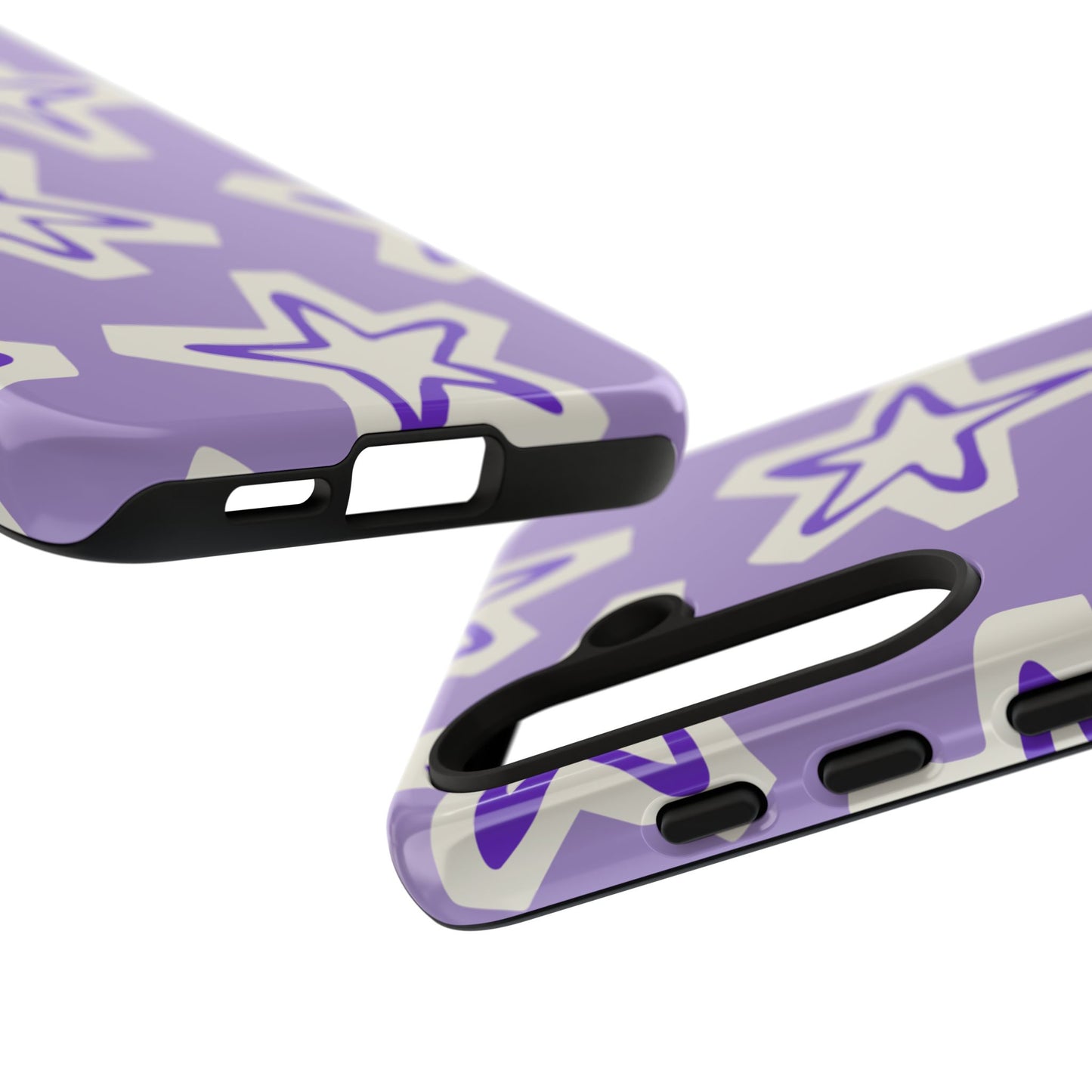 Starry Pattern Phone Case, Cute Star Design, Tough Phone Cover, Gifts for Her, Stylish Phone Accessory