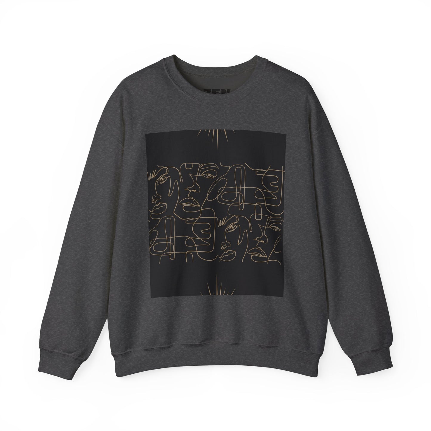 Stylish Unisex Crewneck Sweatshirt - Modern Art Design, Cozy Gift for Him/Her, Perfect for Fall, Casual Wear, Art Lovers, Abstract, Minimalist, Autumn Vibes