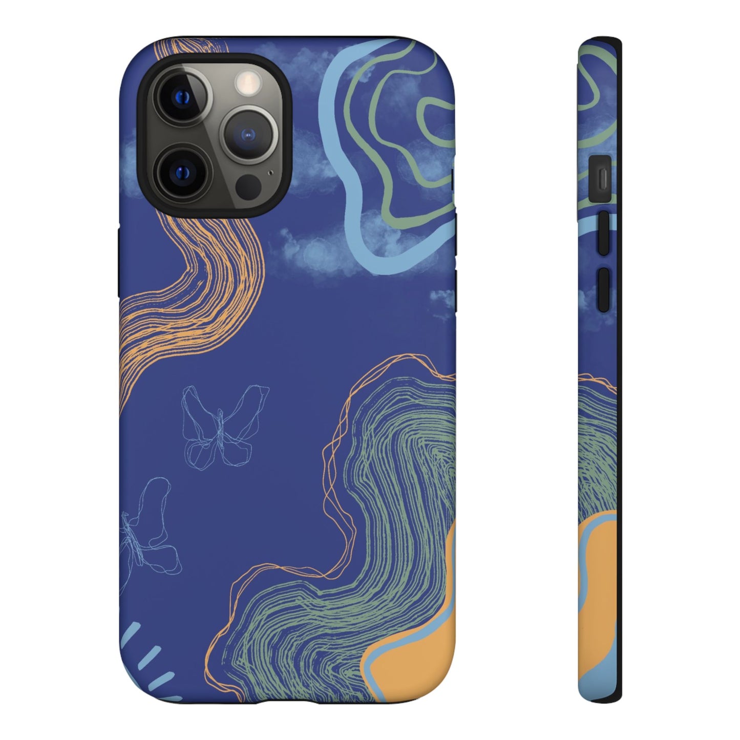 Artistic Phone Case, Abstract Phone Cover, Gift for Her, Modern Design, Boho Phone Case, Unique Phone Accessories