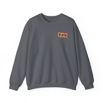 Funky Snake Unisex Crewneck Sweatshirt, Cozy Apparel, Unique Gift, Snake Art, Relaxed Style, Perfect for Casual Outings