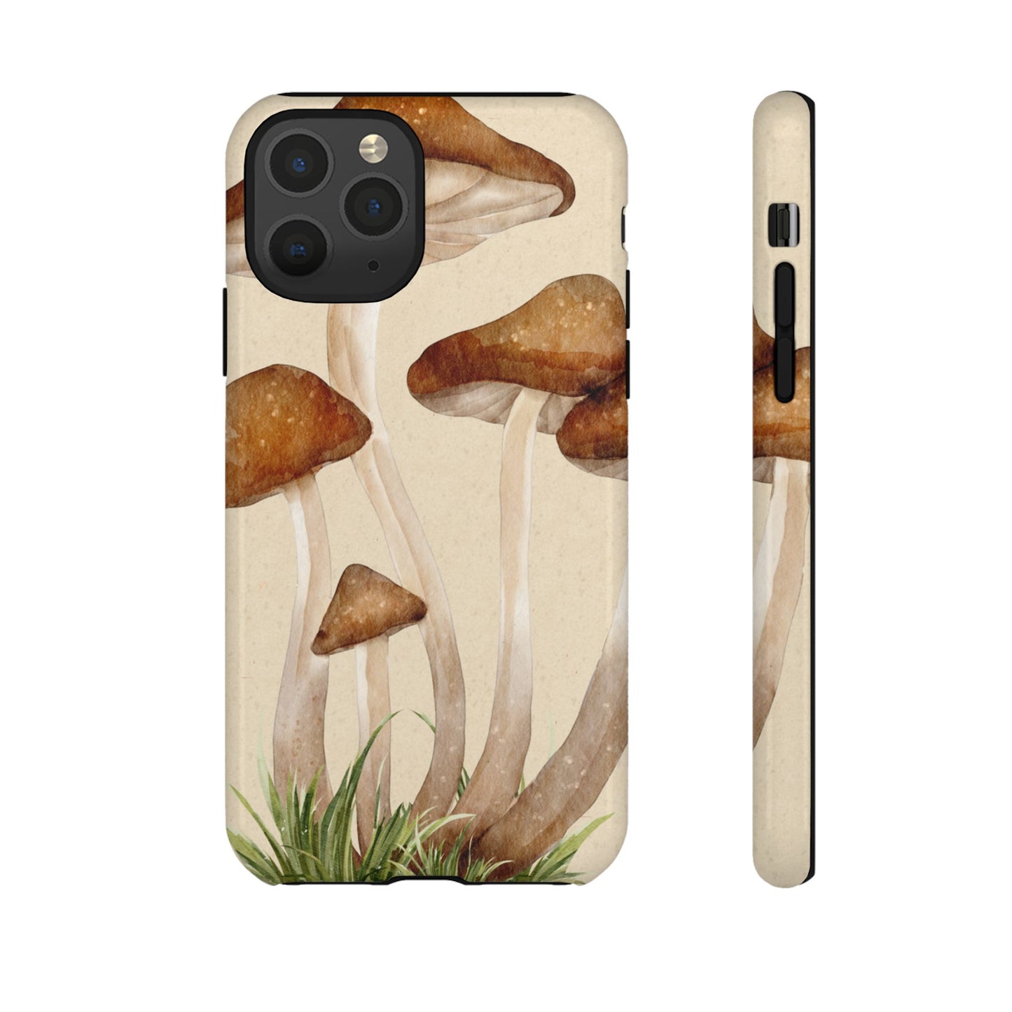 Mushroom Phone Case - Nature Lover, Eco-Friendly Gift, Cute Cell Phone Cover, Aesthetic Tech Accessory, Unique Fall Decor, Artsy Phone Cases, Cute, Gift for Her, Nature-inspired Designs, Durable Cases