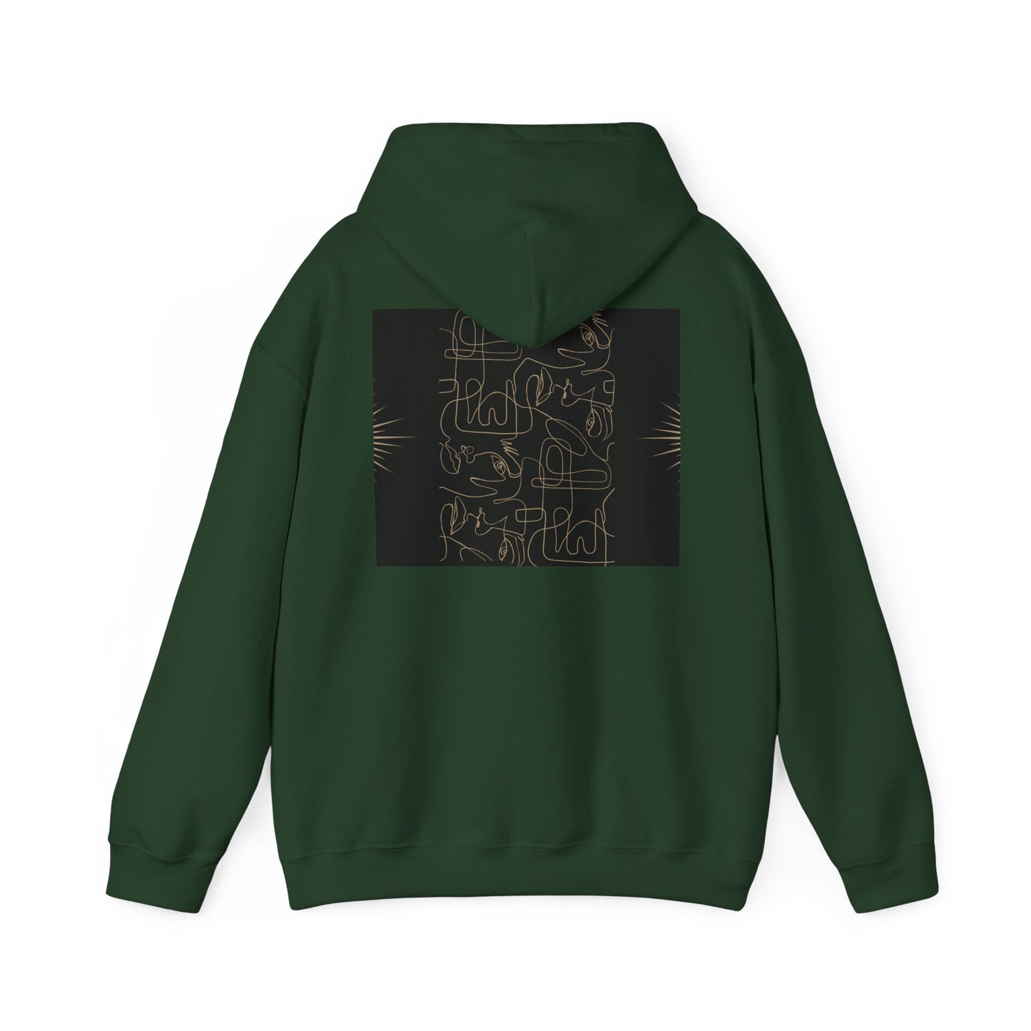 Lotus Design Hooded Sweatshirt, Unisex Hoodie, Cozy Fashion, Yoga Gift, Spiritual Apparel, Meditation Wear, Gift for Him, Gift for Her, Fall Crewneck, Autumn Vibes
