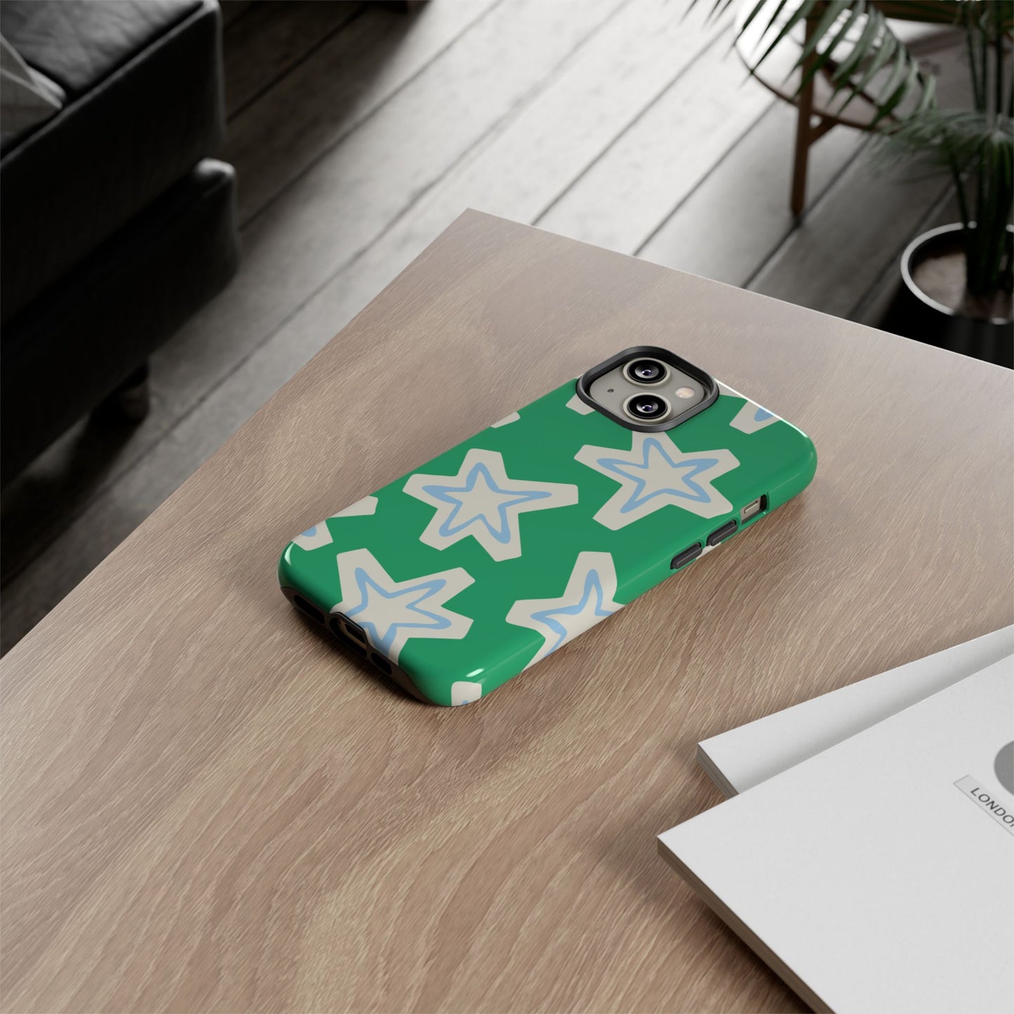 Retro Star Pattern Phone Case | Tough Cases, Colorful Cover for Phones, Phone Accessories, Gift for Her, Trendy Cases