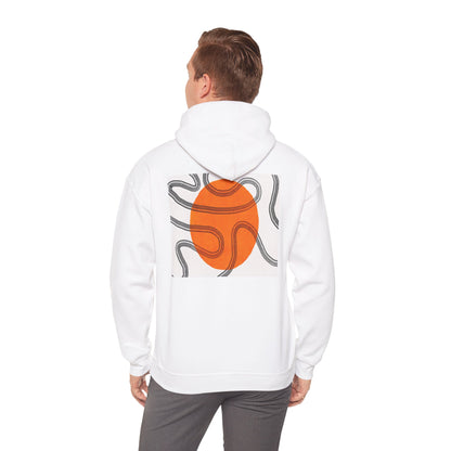 Lotus & Sun Graphic Hoodie - Cozy Unisex Sweatshirt, Trendy Casual Wear, Yoga Gift, Inspirational Apparel, Relaxed Style