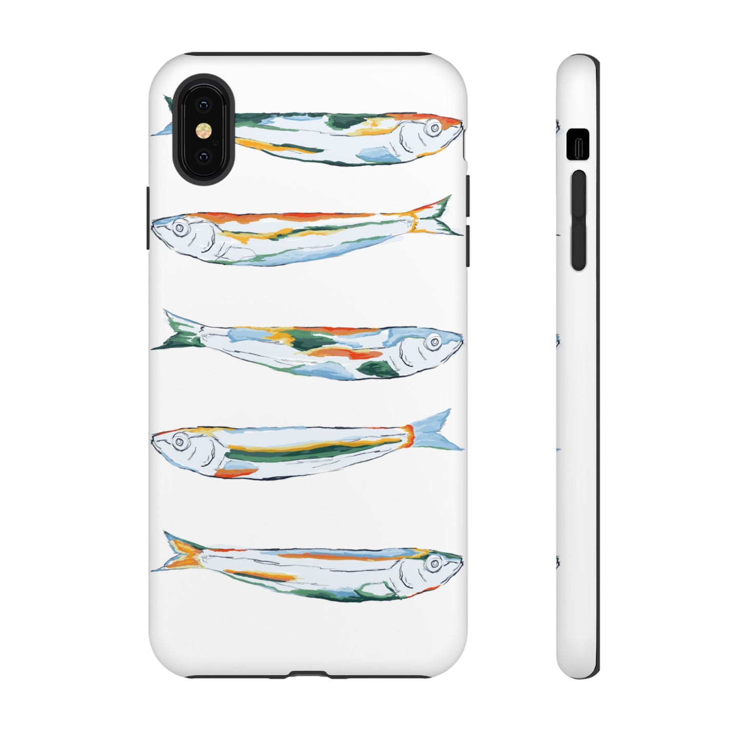 Tough Cases – Artistic Fish Design Phone Case, Unique Gift for Aquatic Lovers, Perfect for Birthdays, Holidays, and Everyday Use, Quirky Cases, Fun Phone Cases