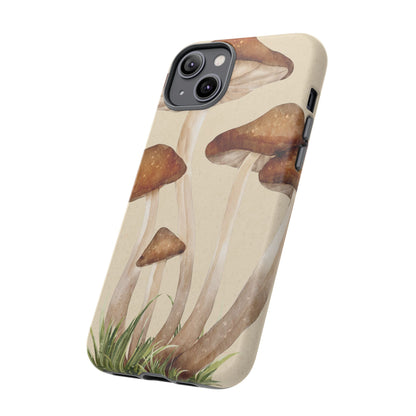 Mushroom Phone Case - Nature Lover, Eco-Friendly Gift, Cute Cell Phone Cover, Aesthetic Tech Accessory, Unique Fall Decor, Artsy Phone Cases, Cute, Gift for Her, Nature-inspired Designs, Durable Cases