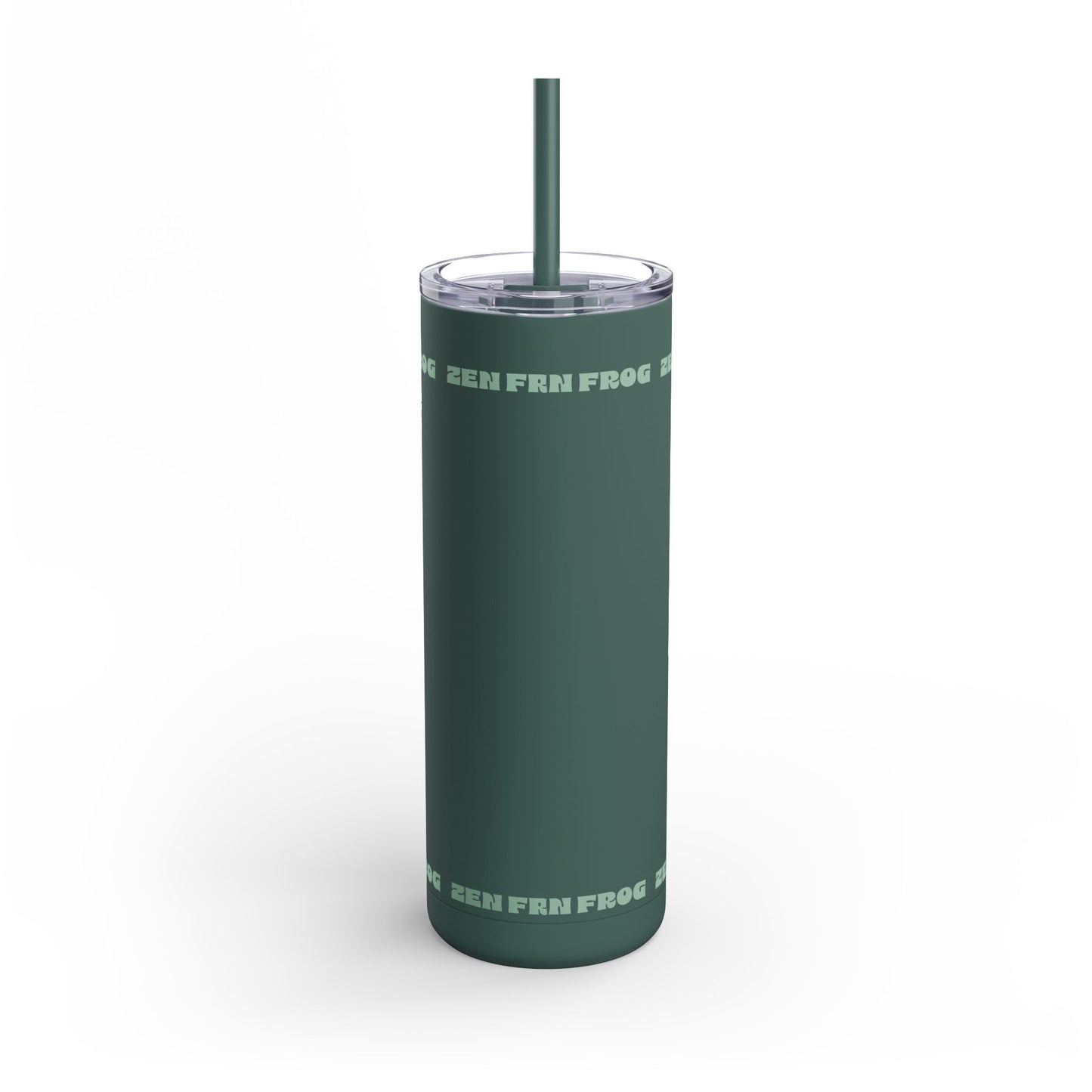 Zen Frog Skinny Tumbler, 20oz - Unique Drinkware for Nature Lovers, Eco-friendly Gift, Travel Cup, Summer Hydration, Stylish Reusable Cup