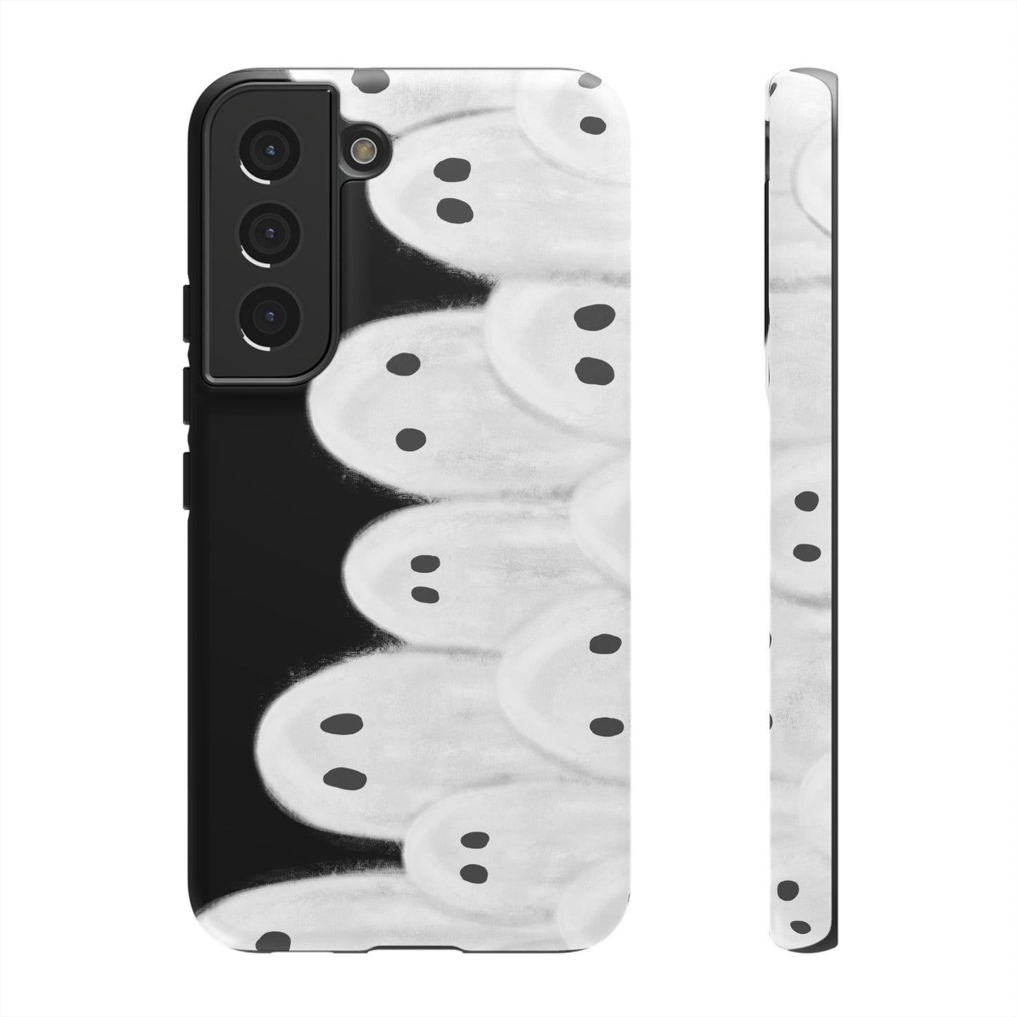 Painted Ghosts Phone Case | Ghostly Tough Phone Case for Spooky Style, Halloween Gift, Phone Cover, Ghost Theme, Unique Accessory, Spooky Season, Viral Painted Ghosts Inspired Design