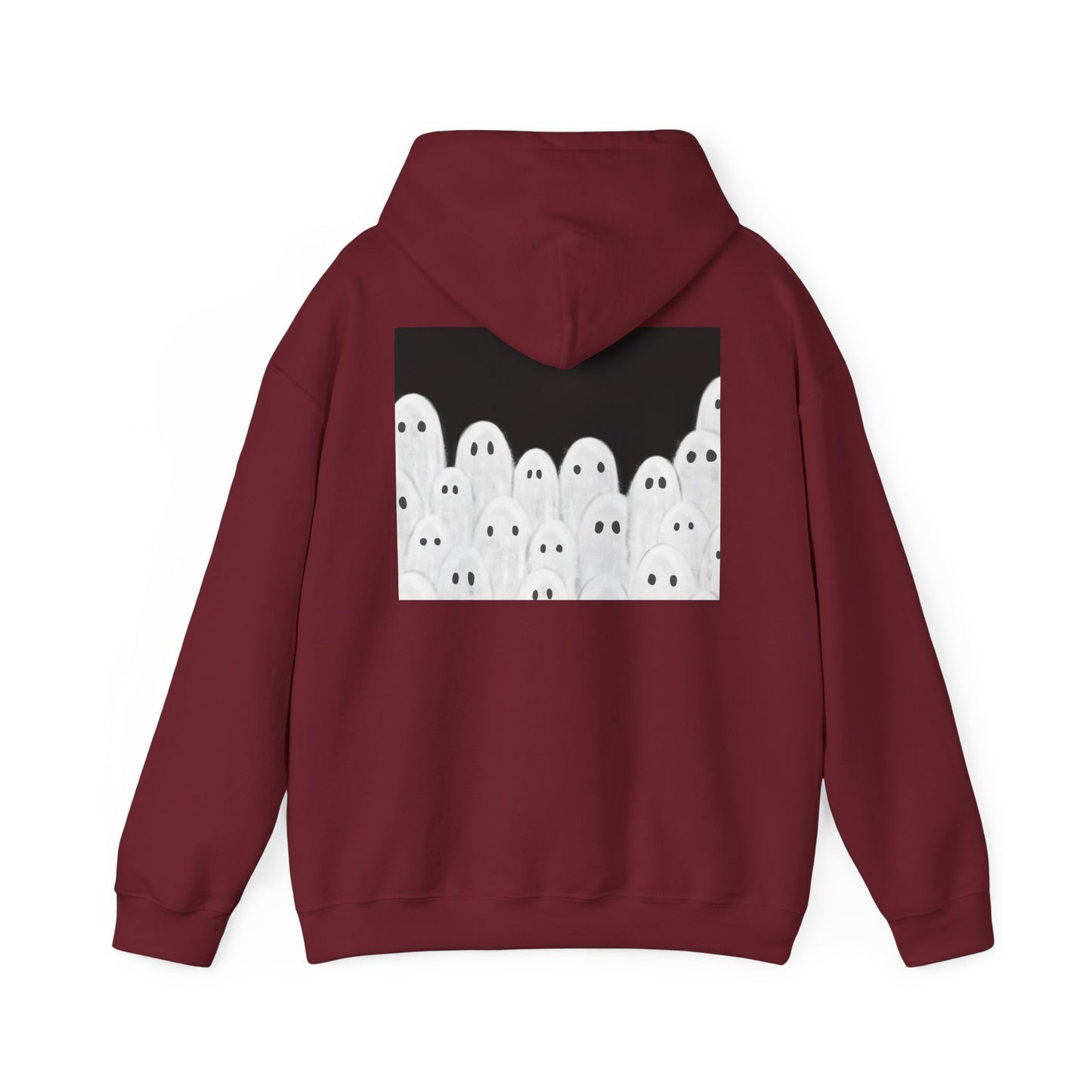 Painted Ghosts Pullover | Halloween Ghost Hoodie, Unisex Boo Sweatshirt, Spooky Gift for Fall, Cozy Halloween Apparel, Ghost Lover Hoodie, Perfect for Spooky Season