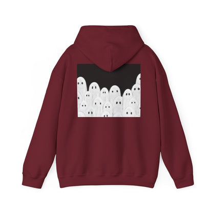 Painted Ghosts Pullover | Halloween Ghost Hoodie, Unisex Boo Sweatshirt, Spooky Gift for Fall, Cozy Halloween Apparel, Ghost Lover Hoodie, Perfect for Spooky Season
