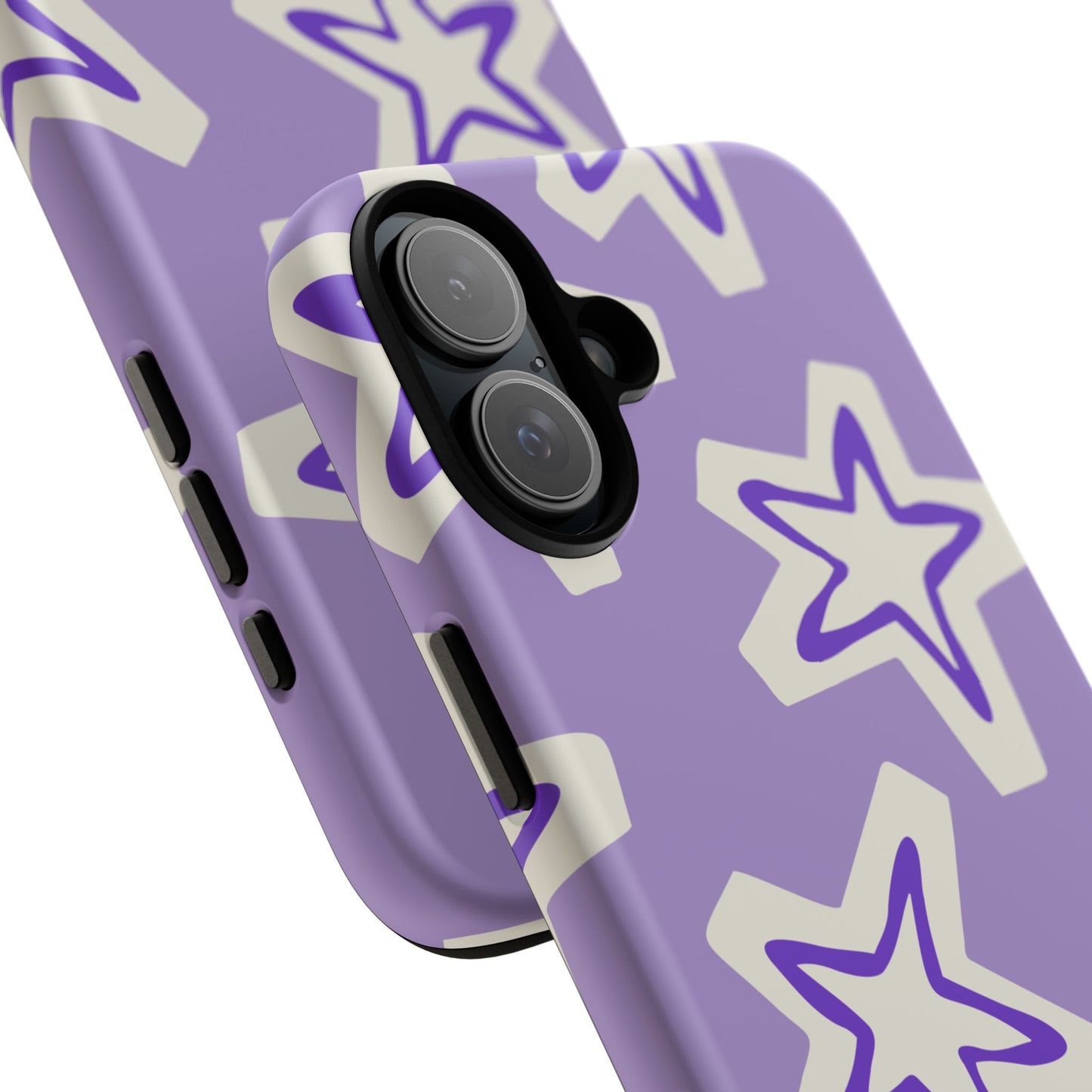 Starry Pattern Phone Case, Cute Star Design, Tough Phone Cover, Gifts for Her, Stylish Phone Accessory