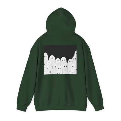 Painted Ghosts Pullover | Halloween Ghost Hoodie, Unisex Boo Sweatshirt, Spooky Gift for Fall, Cozy Halloween Apparel, Ghost Lover Hoodie, Perfect for Spooky Season