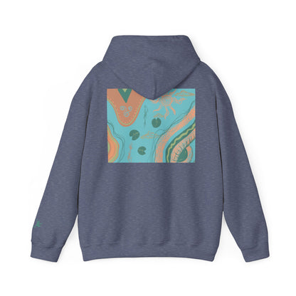 Chic Abstract Art Hoodie for Comfort & Style, Unisex Pullover, Cozy Sweatshirt, Trendy Gift for Art Lovers, Casual Outfit Must-Have