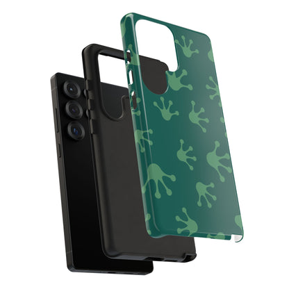 Frog Print Phone Case, Nature Lover Gift, Eco-Friendly Cover, Fun Green Design, Unique Frog Accessories