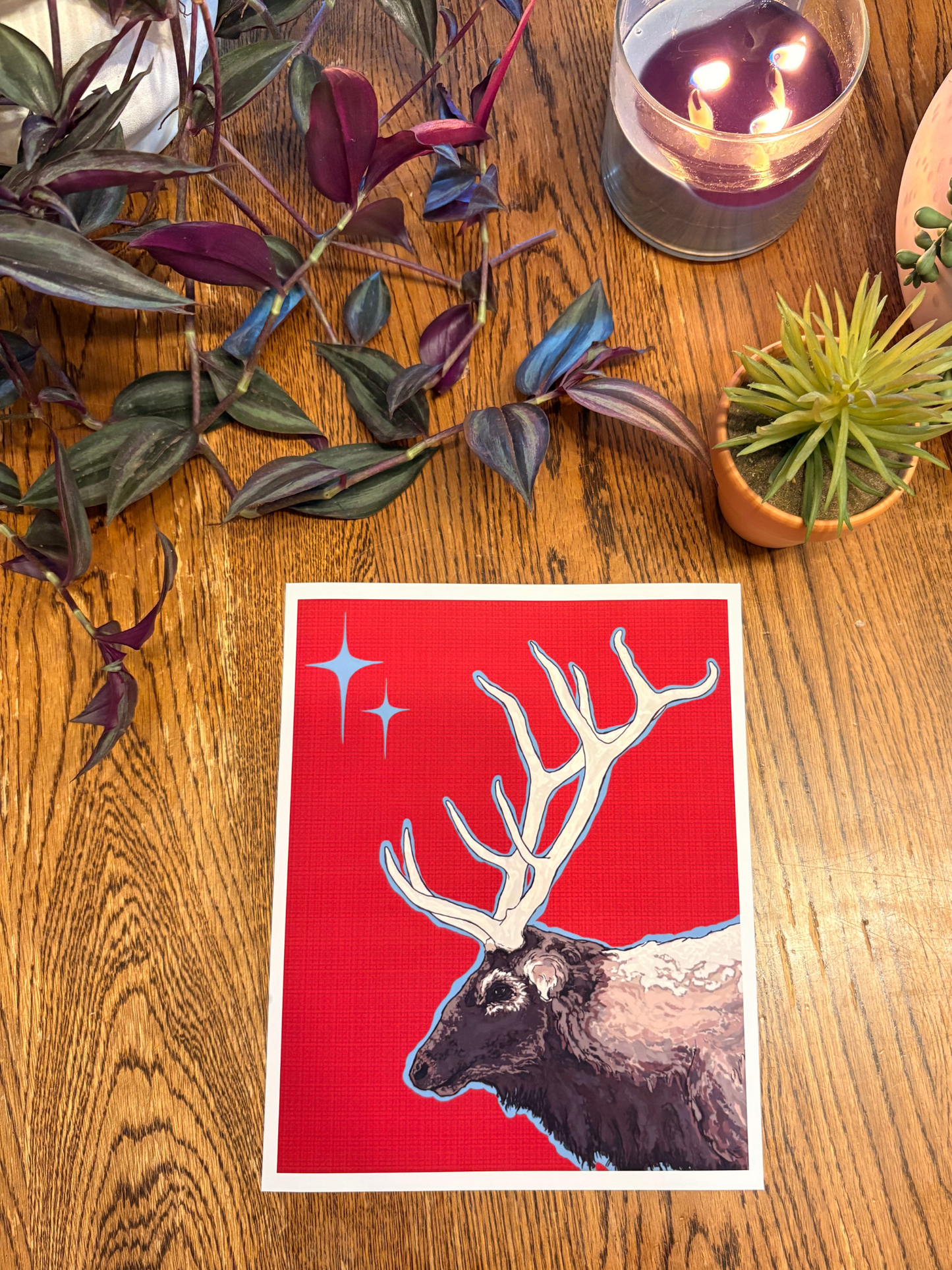 Starbound Elk Art Print
