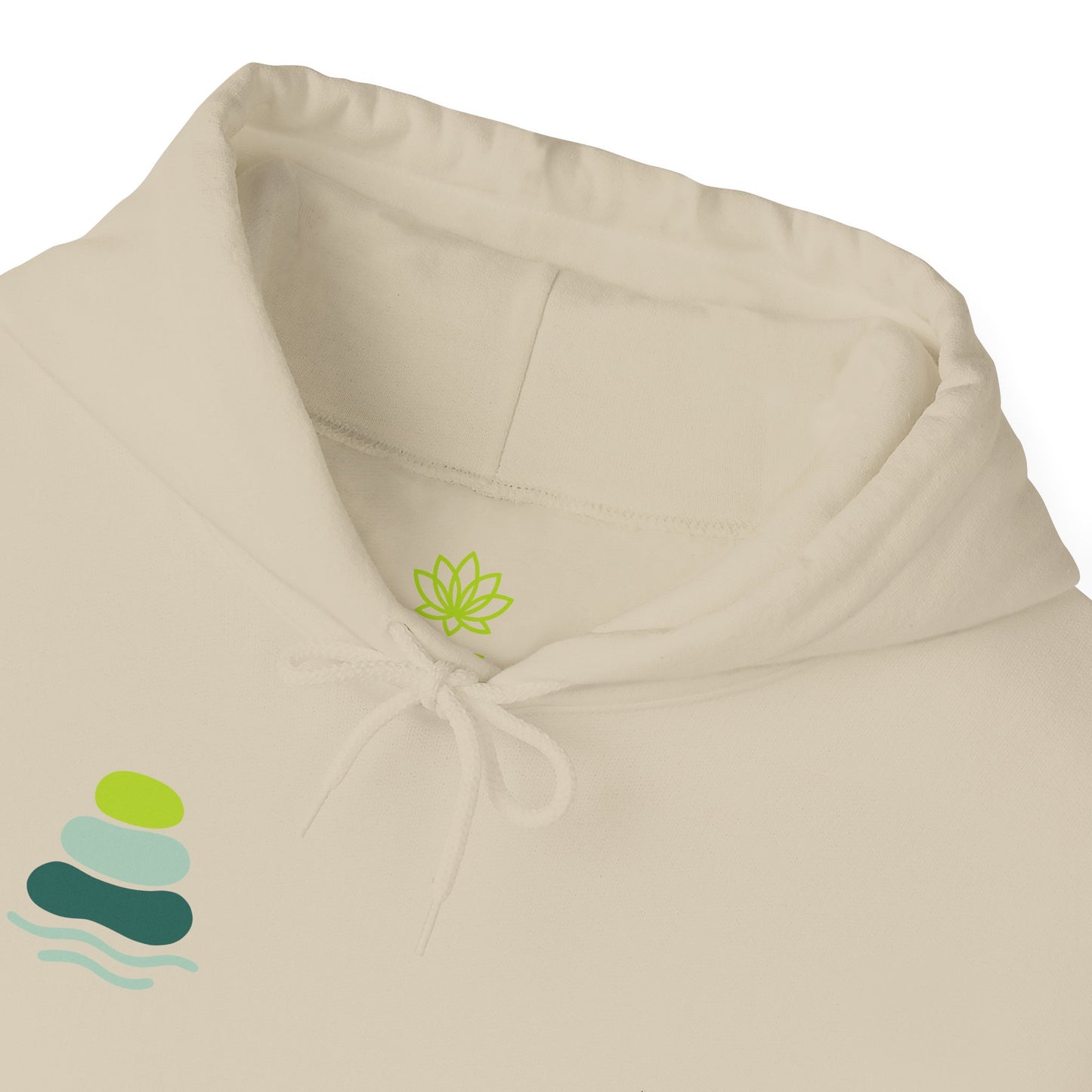 Nature-Inspired Unisex Hooded Sweatshirt, Comfortable Pullover, Casual Clothing, Eco-Friendly Gift, Chill Vibe Hoodie, Relaxing Outfit
