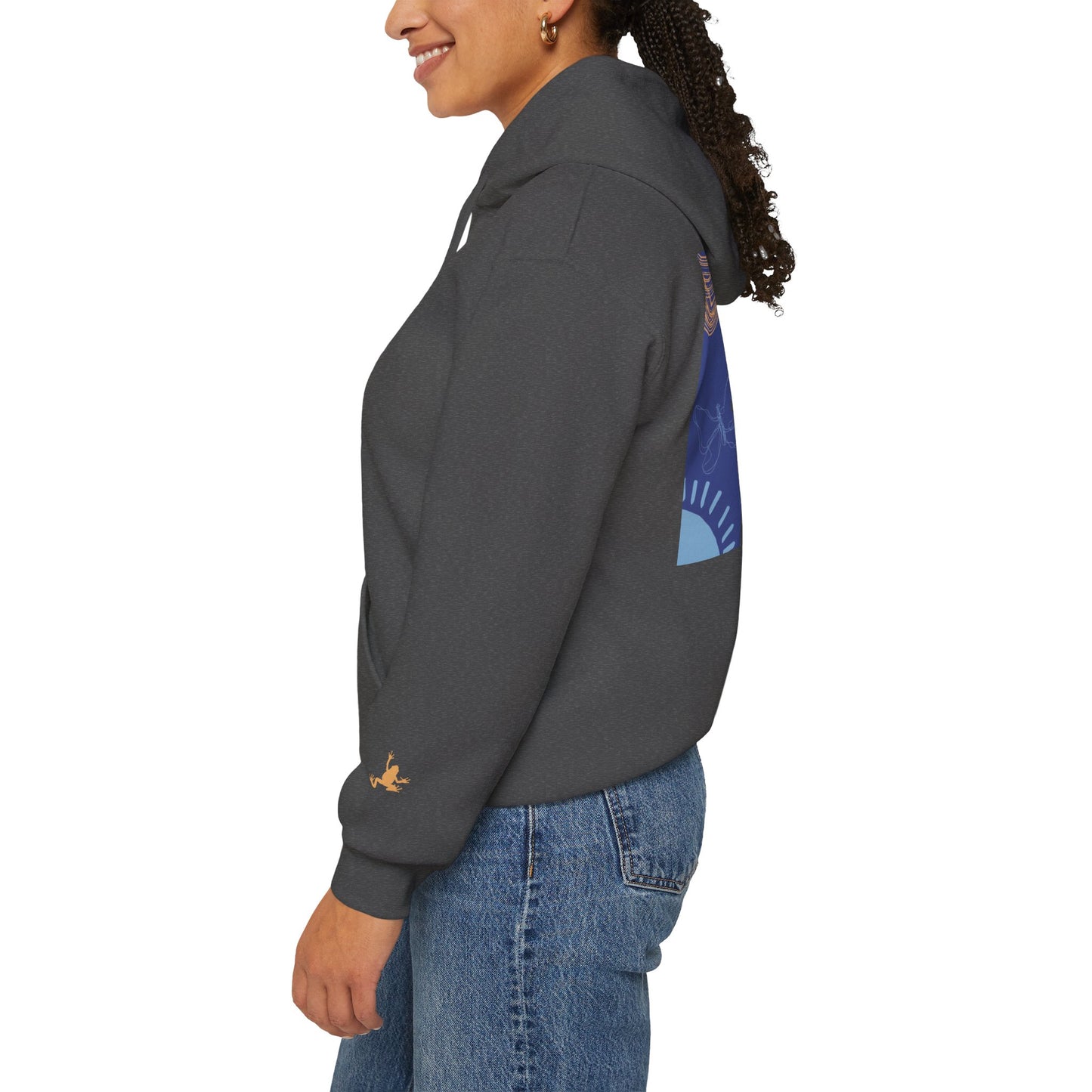 Unisex Heavy Blend™ Hooded Sweatshirt - Cozy Everyday Comfort, Perfect Gift for Nature Lovers and Art Enthusiasts