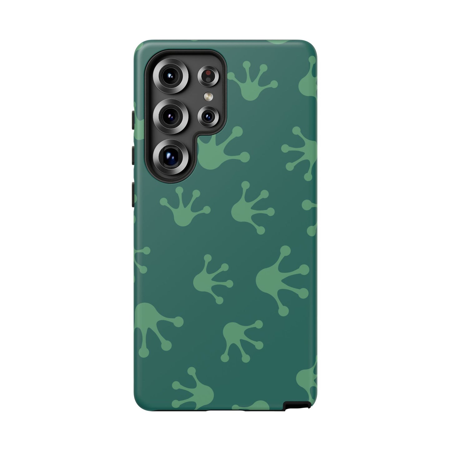 Frog Print Phone Case, Nature Lover Gift, Eco-Friendly Cover, Fun Green Design, Unique Frog Accessories