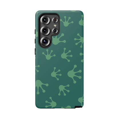 Frog Print Phone Case, Nature Lover Gift, Eco-Friendly Cover, Fun Green Design, Unique Frog Accessories