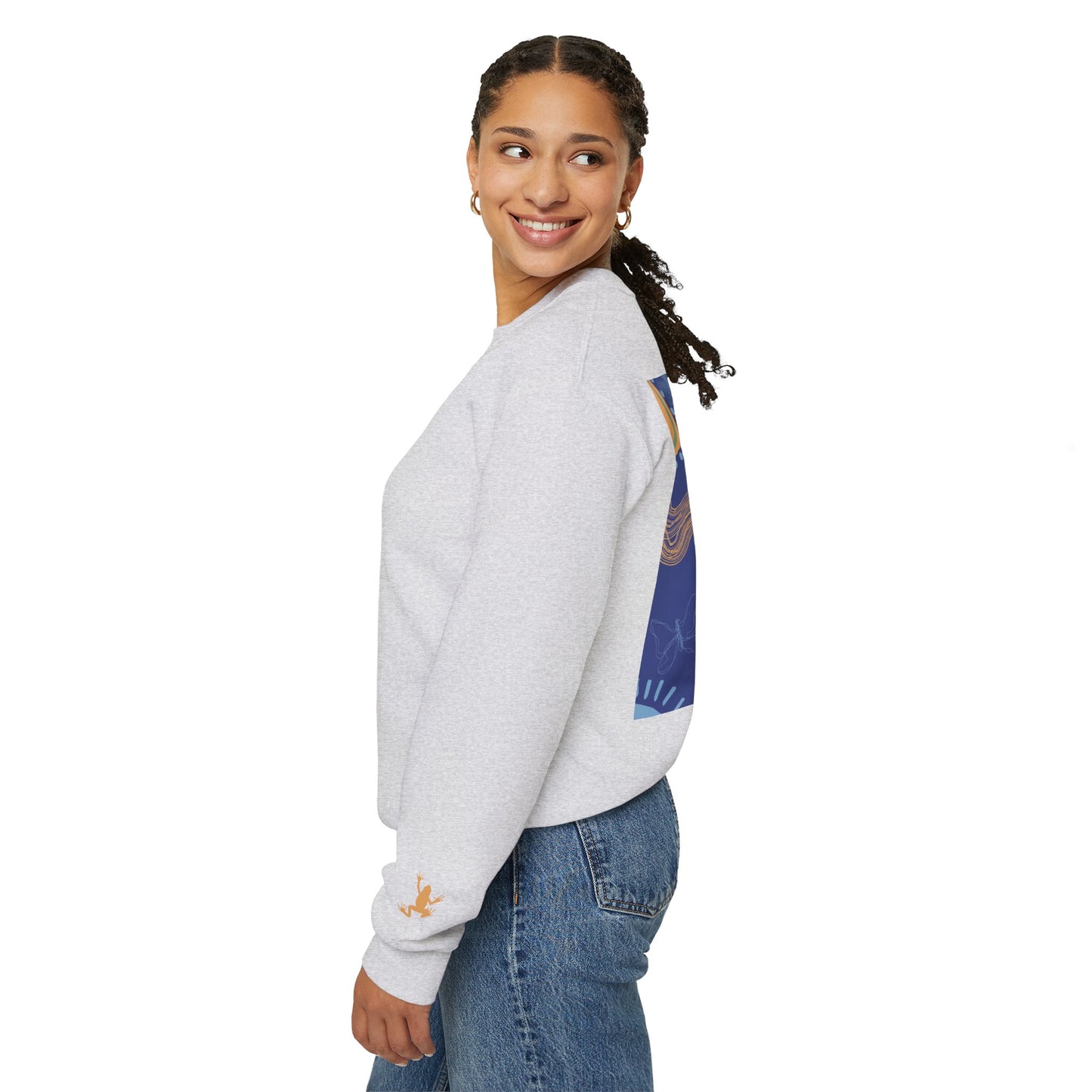 Vibrant Unisex Crewneck Sweatshirt, Cozy Sweatshirt for All Seasons, Casual Wear, Art-Inspired Gift, Spring Fashion, Unisex Apparel