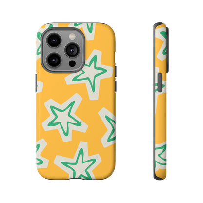 Retro Star Pattern Phone Case | Tough Cases, Colorful Cover for Phones, Phone Accessories, Gift for Her, Trendy Cases
