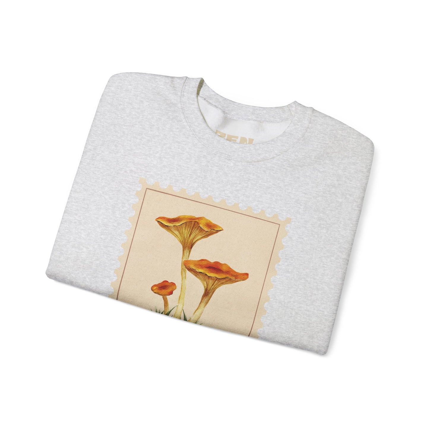 Vintage Floral Crewneck Sweatshirt, Cozy Fall Wear, Unisex Gift, Mushroom Art Apparel, Nature Lover Outfit, Comfy Mushroom Crewneck, Vintage Style