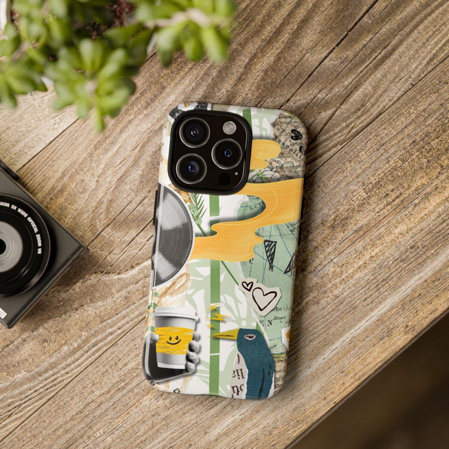 Artistic Phone Case, Unique Cell Phone Cover, Trendy Gifts for Music Lovers, Eco-Friendly Phone Accessory, Stylish Tech Gifts, Cool Cases, Unique Phone Cases