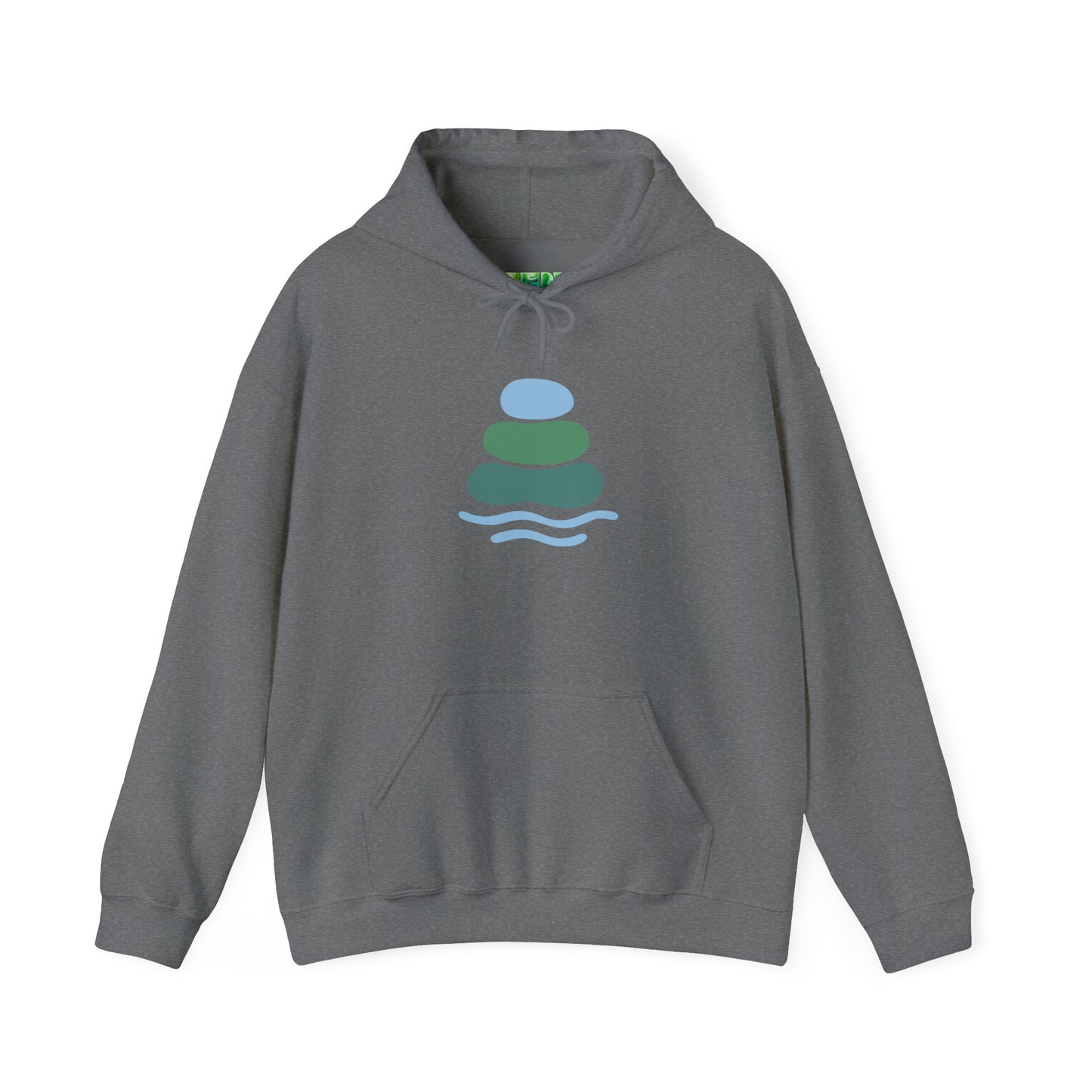 Zen-Inspired Unisex Hooded Sweatshirt, Relaxing Sweatshirt, Comfortable Hoodie, Gift for Meditation Lovers, Cozy Outerwear for All Occasions
