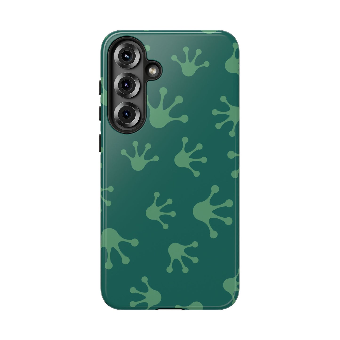 Frog Print Phone Case, Nature Lover Gift, Eco-Friendly Cover, Fun Green Design, Unique Frog Accessories