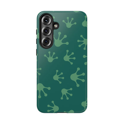 Frog Print Phone Case, Nature Lover Gift, Eco-Friendly Cover, Fun Green Design, Unique Frog Accessories
