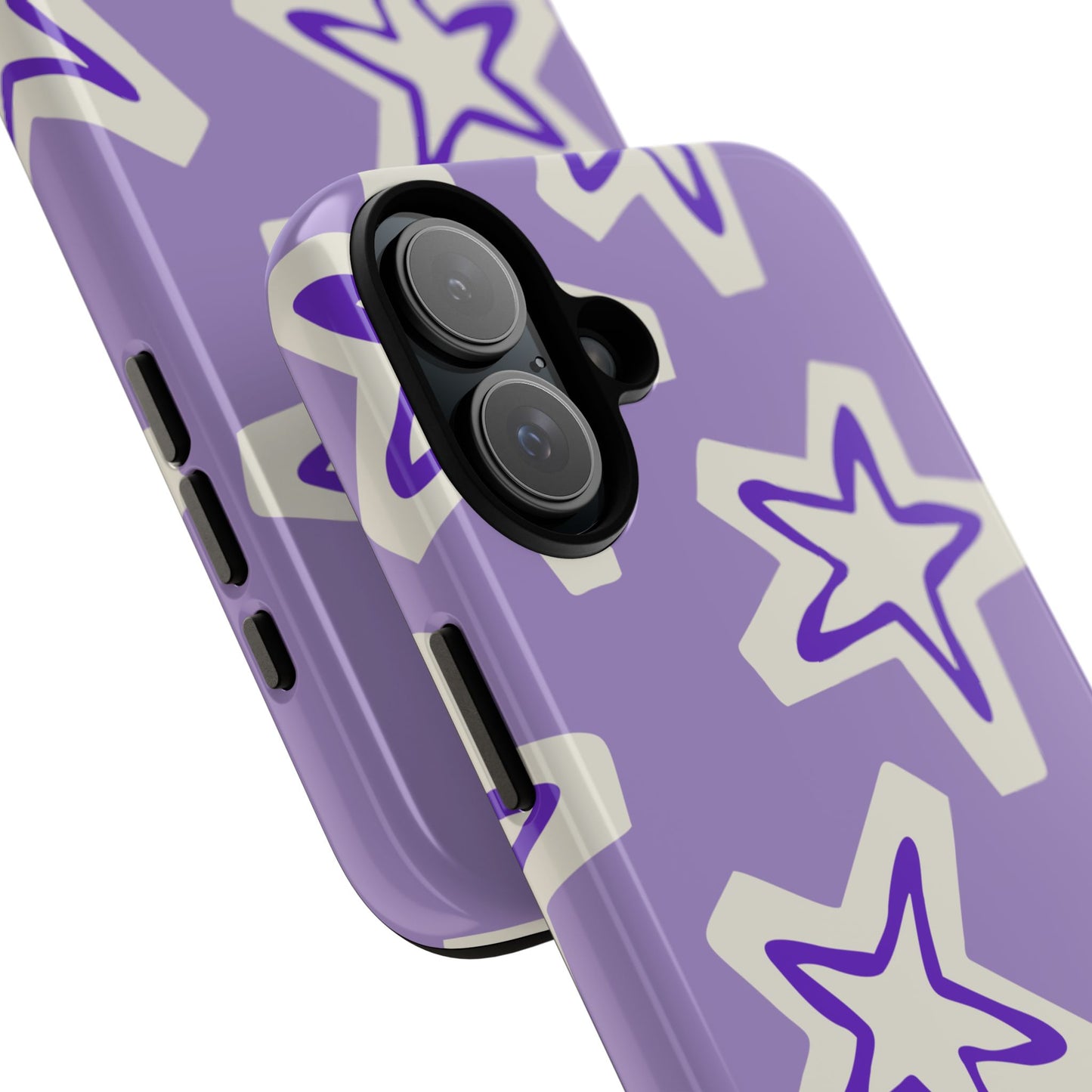 Starry Pattern Phone Case, Cute Star Design, Tough Phone Cover, Gifts for Her, Stylish Phone Accessory