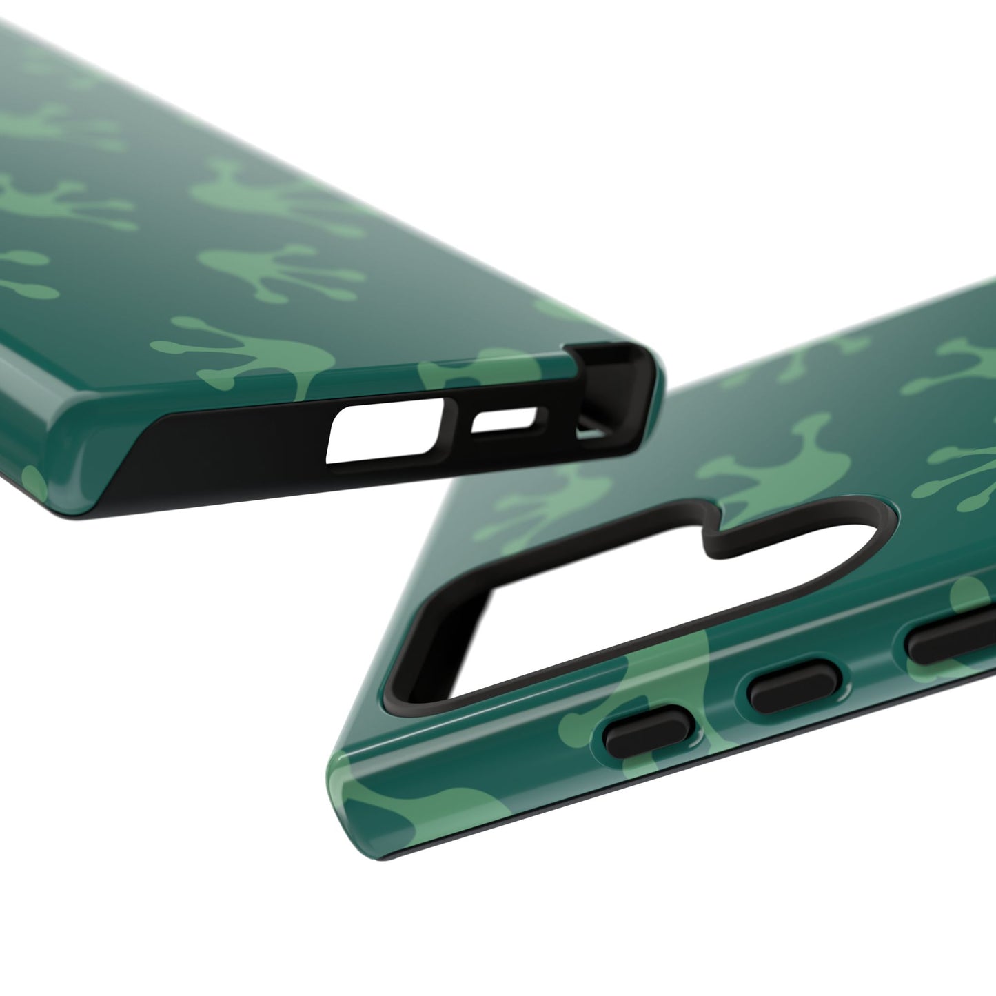 Frog Print Phone Case, Nature Lover Gift, Eco-Friendly Cover, Fun Green Design, Unique Frog Accessories