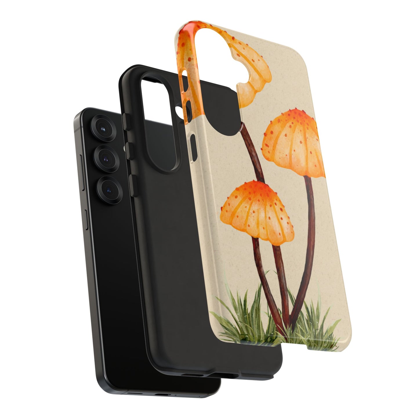 Mushroom Phone Case, Tough Cases for Nature Lovers, Unique Phone Covers, Gifts for Eco Enthusiasts, Fun Protective Cases