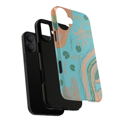 Whimsical Phone Case with Artistic Ocean Design, Floral Phone Cover, Unique Gift for Nature Lovers, Eco-Friendly Cell Accessories, [...]