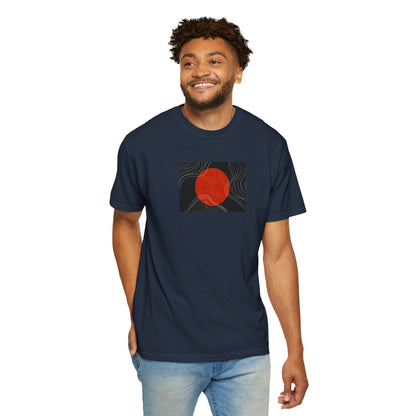 Sunset Vibes Unisex T-Shirt, Casual Summer Tee, Bohemian Shirt, Gift for Art Lovers, Men's and Women's Fashion