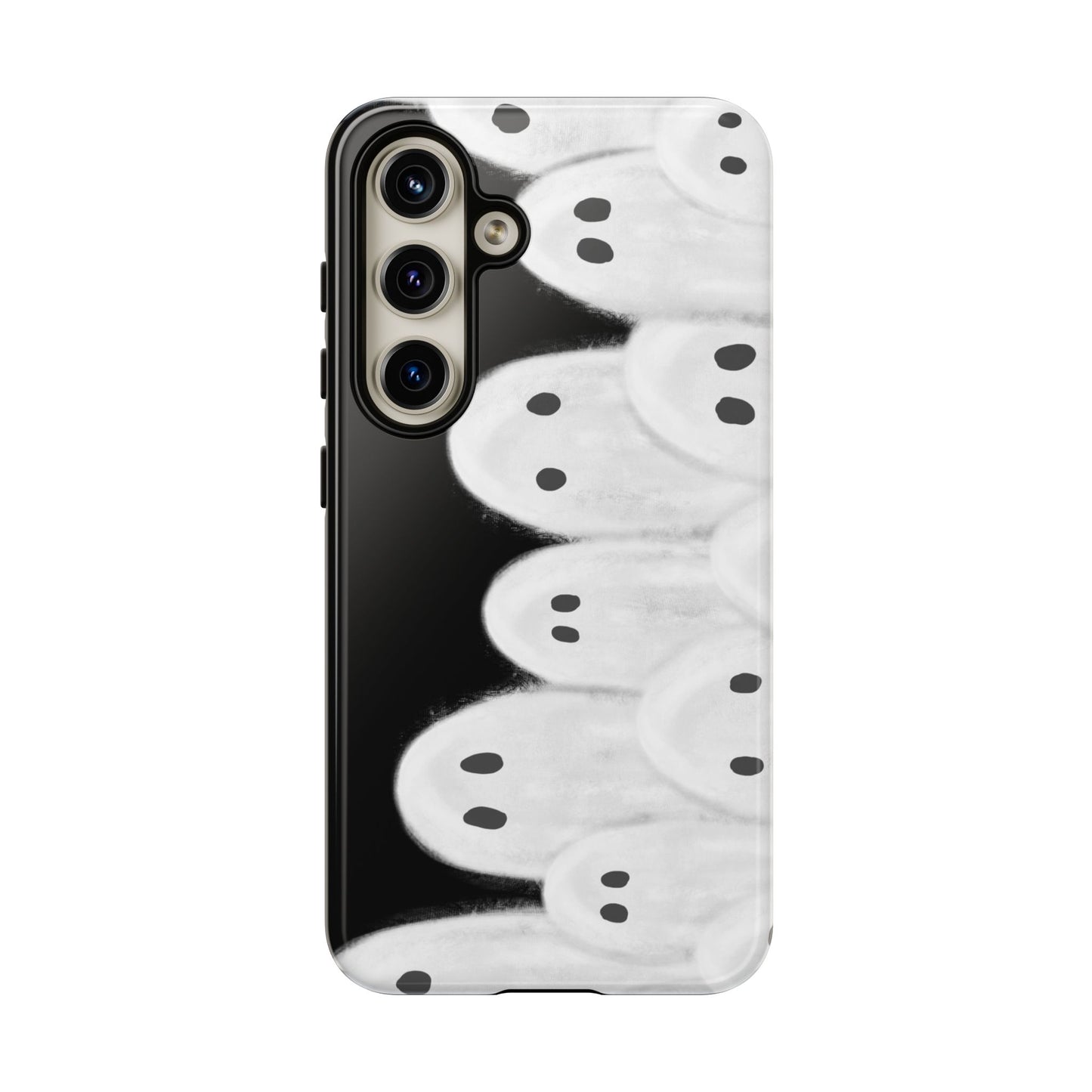 Painted Ghosts Phone Case | Ghostly Tough Phone Case for Spooky Style, Halloween Gift, Phone Cover, Ghost Theme, Unique Accessory, Spooky Season, Viral Painted Ghosts Inspired Design