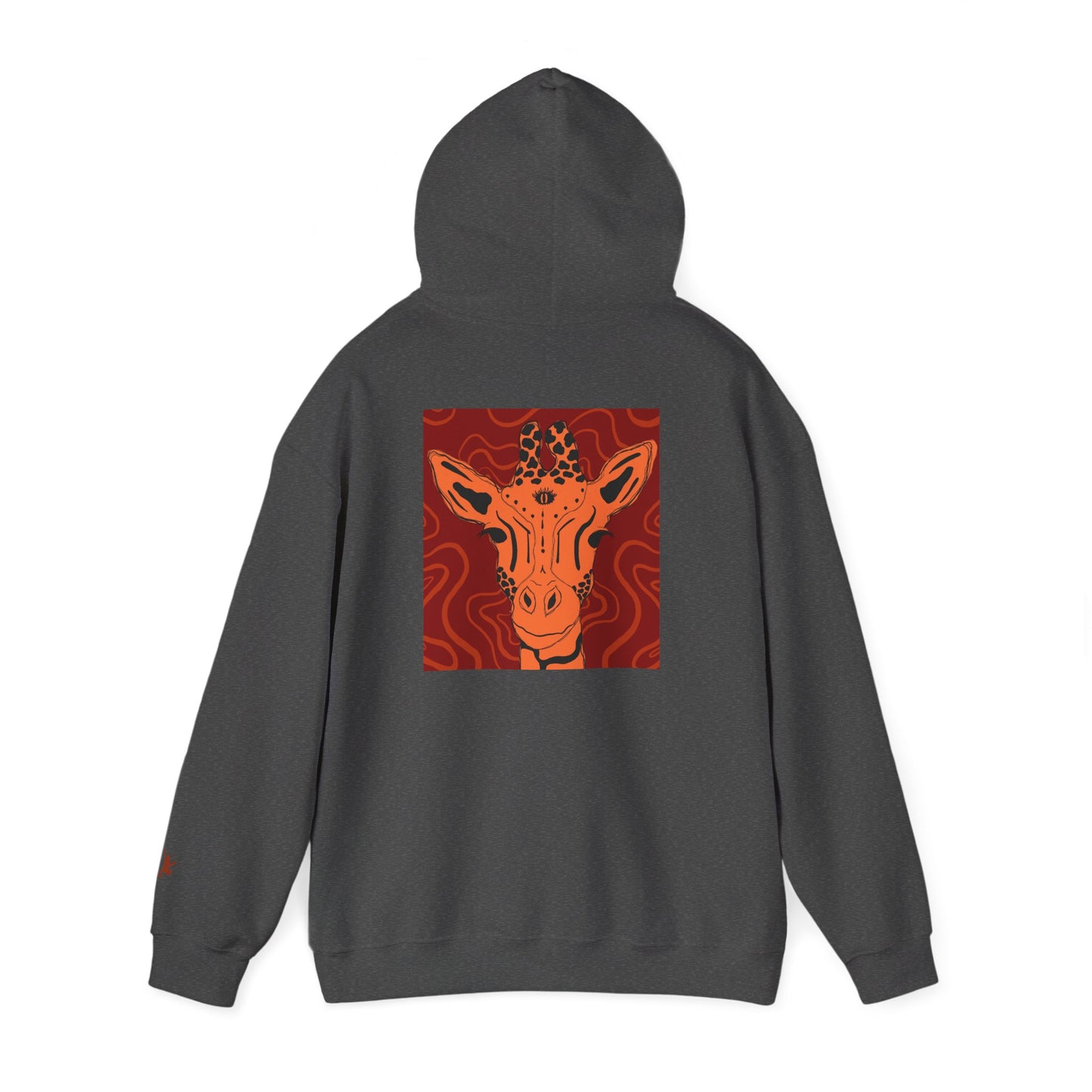 Artistic Giraffe Hoodie - Cozy Unisex Sweatshirt for Animal Lovers, Unique Gift for Birthdays, Holidays, & Casual Wear