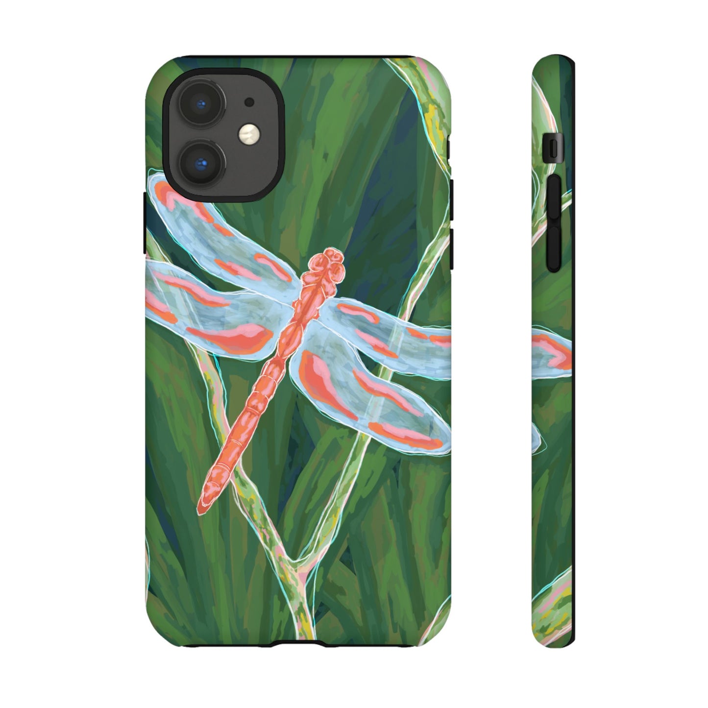 Dragonfly Phone Case, Tough Cases for Nature Lovers, Unique Phone Cover, Eco-Friendly Gift, Colorful Protection
