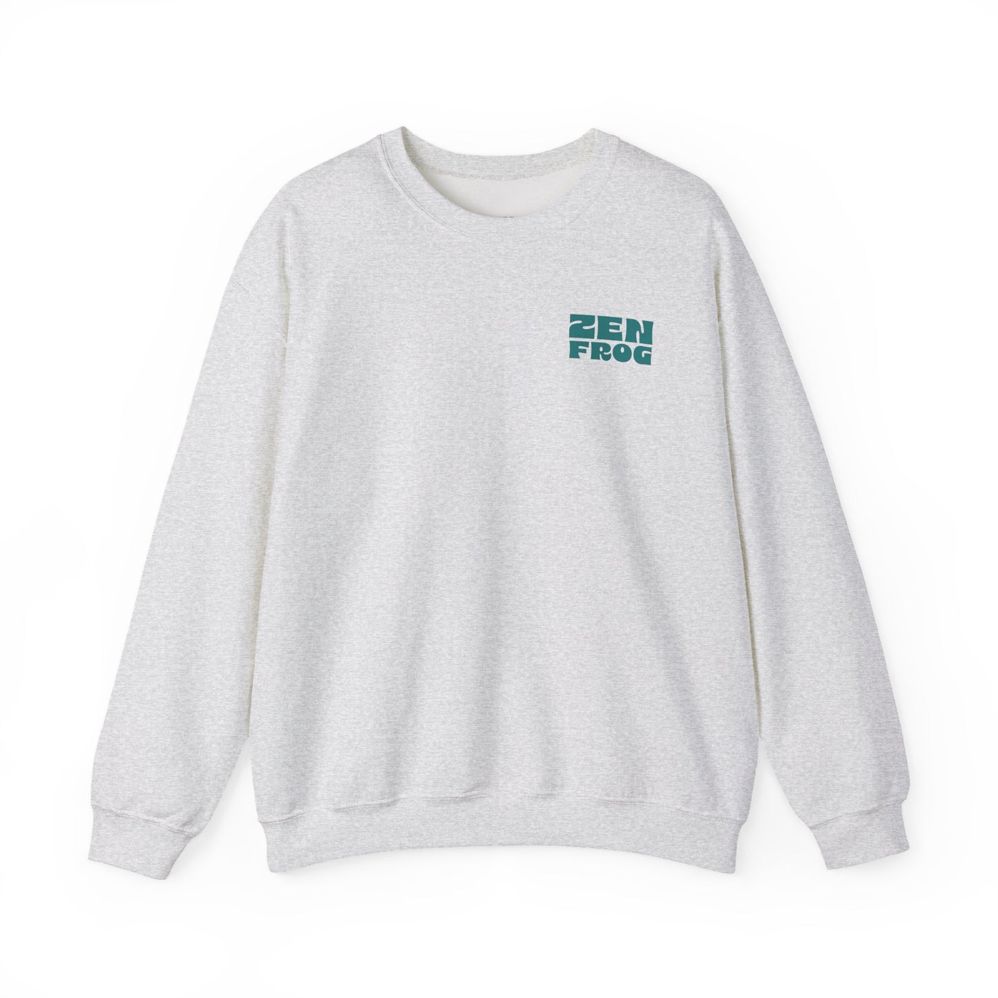 Zen Frog Crewneck Sweatshirt - Relaxed Vibe, Unisex Sweatshirt, Perfect for Cozy Days, Gift for Meditation Lovers, Casual Fashion