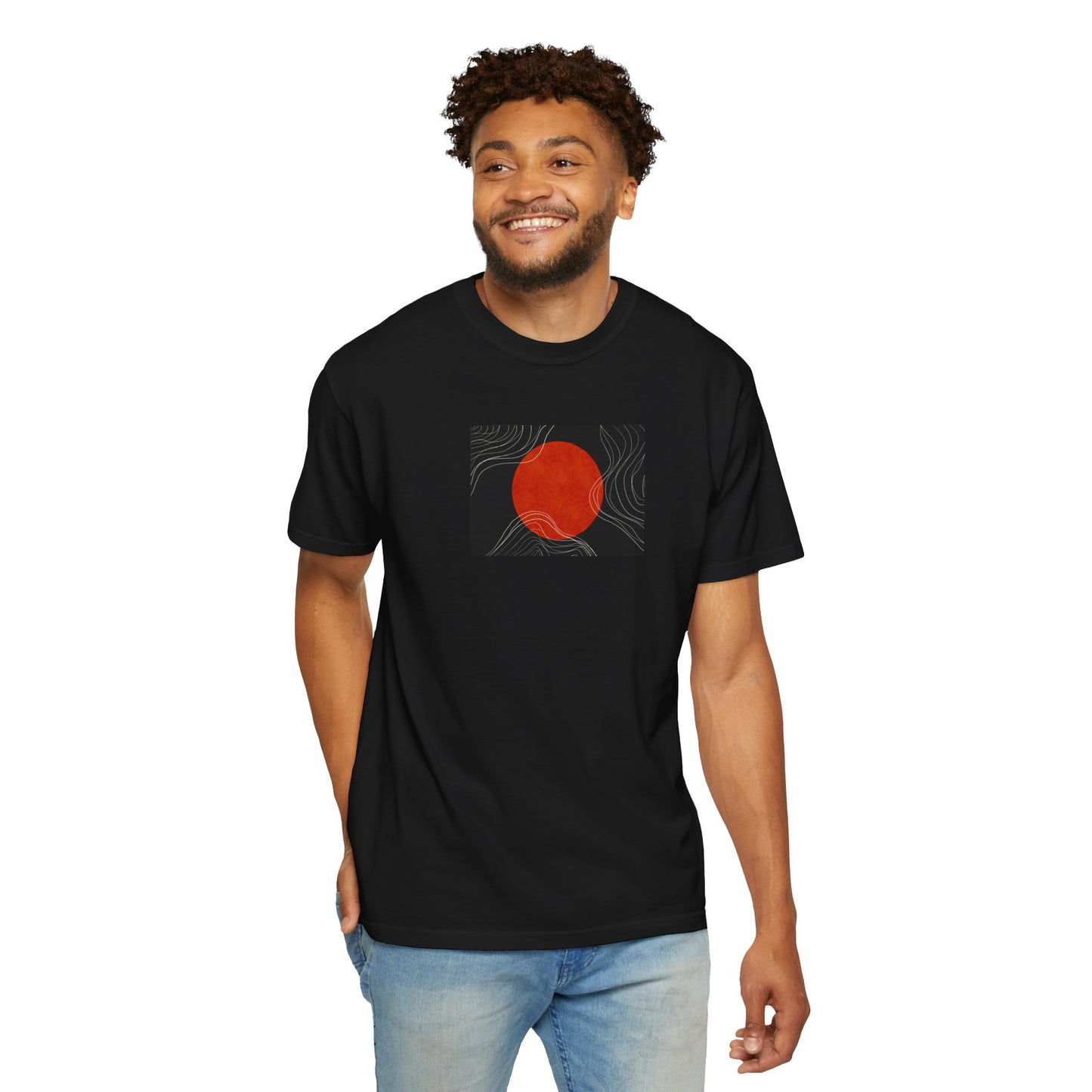 Sunset Vibes Unisex T-Shirt, Casual Summer Tee, Bohemian Shirt, Gift for Art Lovers, Men's and Women's Fashion
