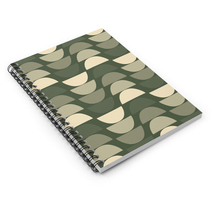 Trendy Spiral Notebook - Stylish Ruled Journal for School, Work, Journaling, Gifts, and Home Office