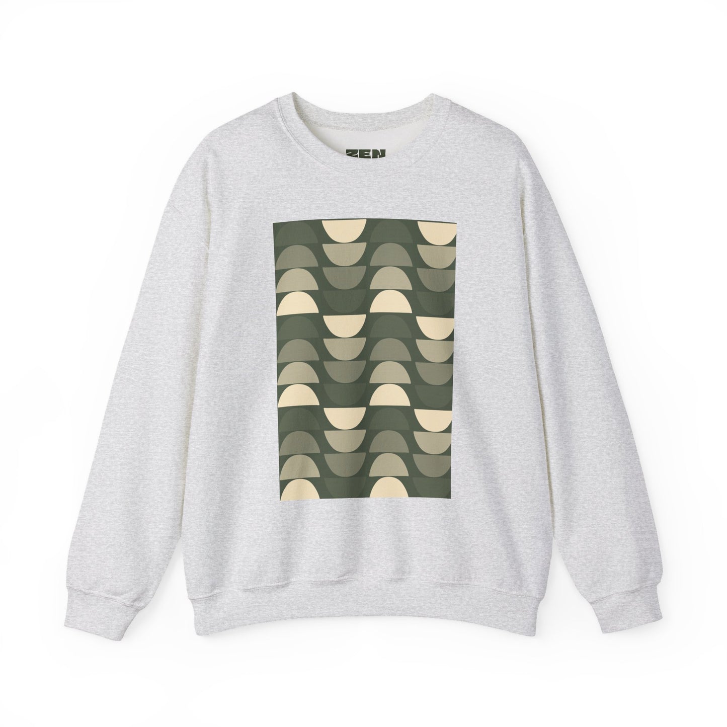 Stylish Geometric Crewneck Sweatshirt for Relaxed Vibes, Cozy Layer, Unisex Fashion Piece, Perfect Gift for Art Lovers, Casual Wear