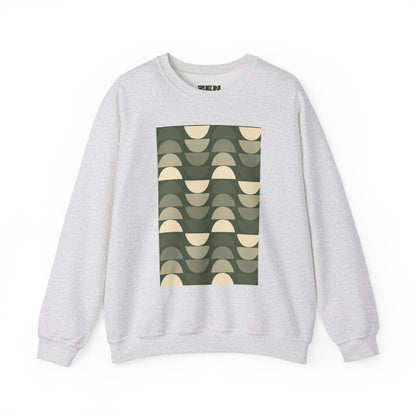Stylish Geometric Crewneck Sweatshirt for Relaxed Vibes, Cozy Layer, Unisex Fashion Piece, Perfect Gift for Art Lovers, Casual Wear