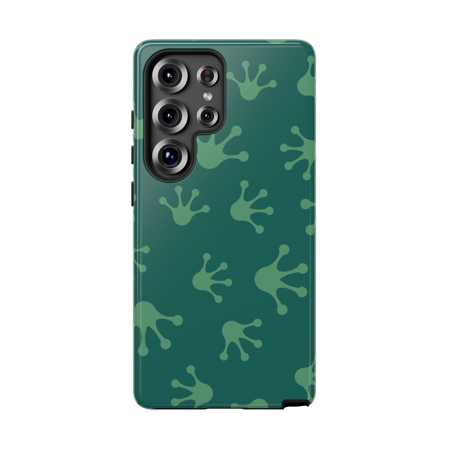 Frog Print Phone Case, Nature Lover Gift, Eco-Friendly Cover, Fun Green Design, Unique Frog Accessories