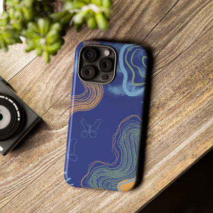 Artistic Phone Case, Abstract Phone Cover, Gift for Her, Modern Design, Boho Phone Case, Unique Phone Accessories